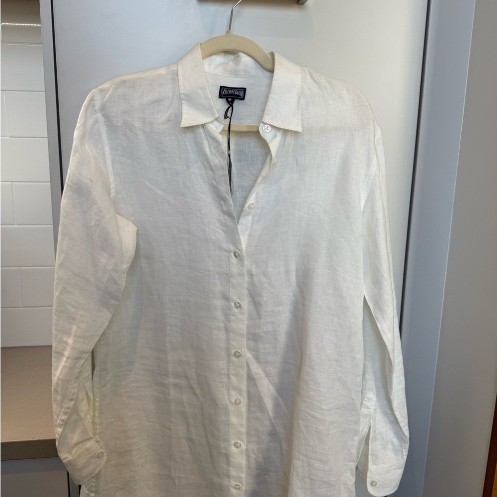 Vilebrequin Cream Button-Up Shirt